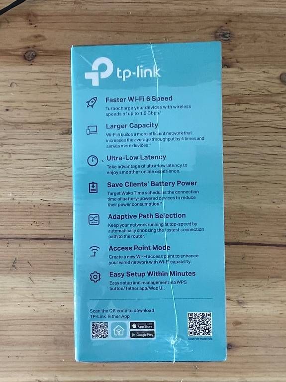 TP-Link WiFi: NEU: TP-Link RE500X - WiFi 6 – Nuovo e nell'imballaggio originale da Basel venduto da M.bros 3