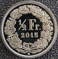 50 Rappen 2015 stgl. / aus Münzsatz