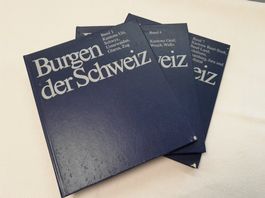 BURGEN DER SCHWEIZ - BAND 1, 4 & 7 (SILVA-Verlag, 1981)