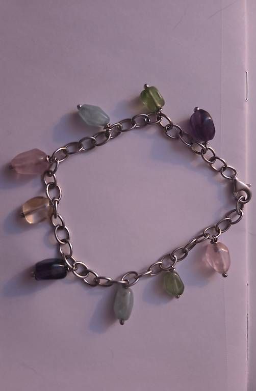 Bracelets: Bracelet en argent avec breloques – D'occasion à Petit-Lancy par ZazouB