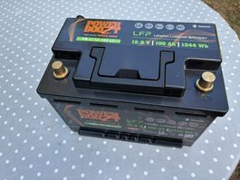 Powerboozt PB-Li 12-105 L3, LiFePO4 Batterie - neuwertig +BT