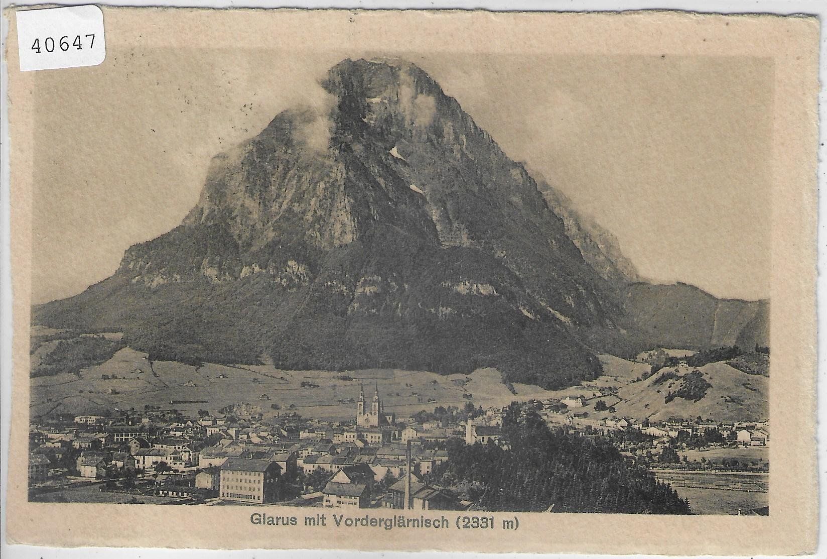 Cartes postales: Glarus mit Vorderglärnisch – D'occasion à Ettingen par Kartenplanet