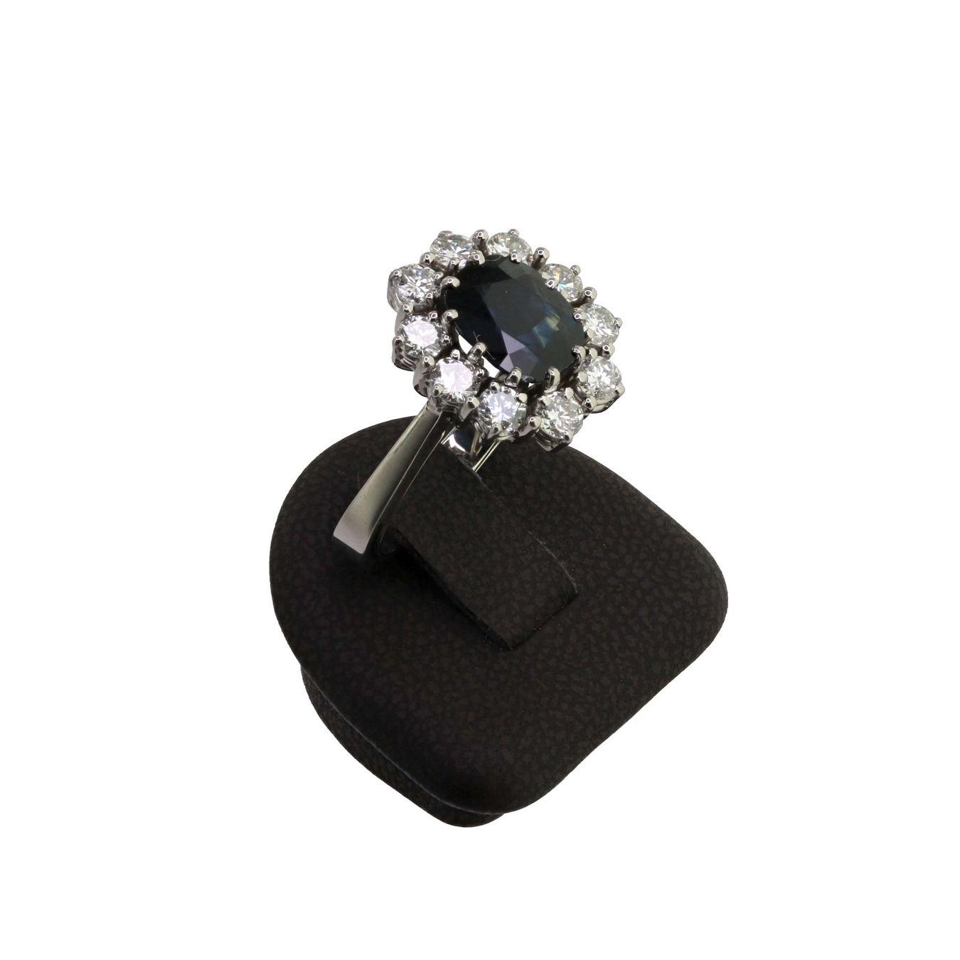Anelli: Saphir Diamant Ring, von Walter Meier Zürich – Usato da Zürich venduto da Vintage-Jewellery 2