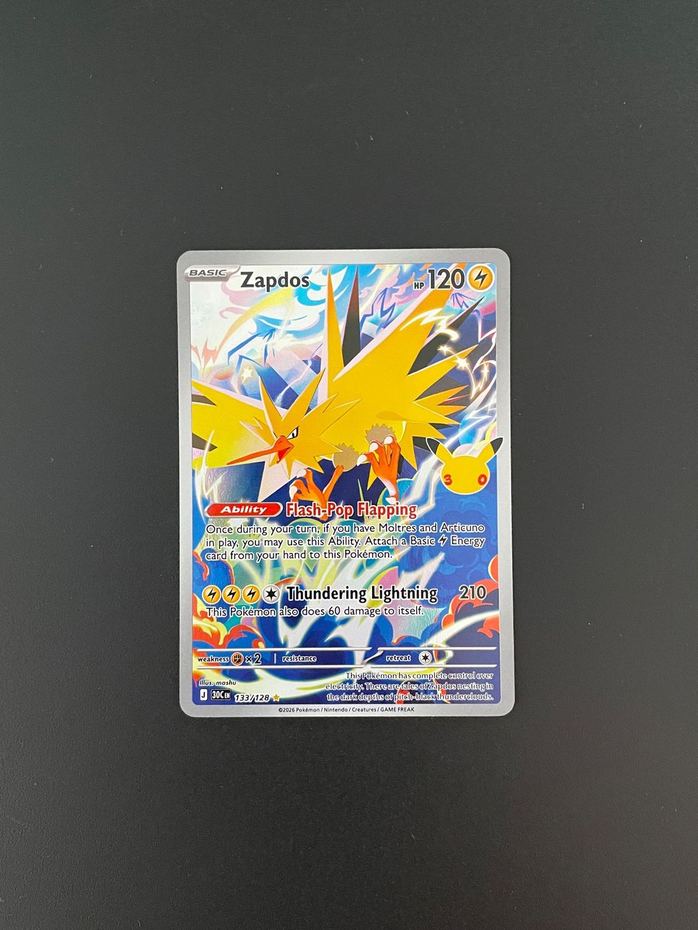 Pokémon 30th Celebration Zapdos 133/128 (Usato) a Zürich per CHF 10 ...