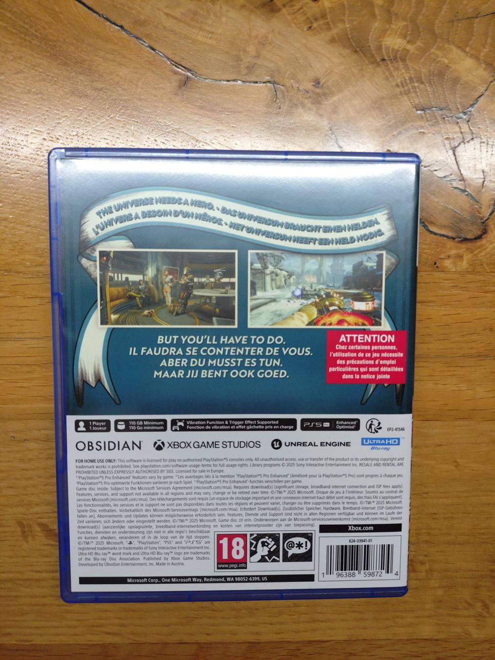 Jeux: The Outer Worlds 2 für PS5 – D'occasion à Helgisried-Rohrbach par Marco2283 1