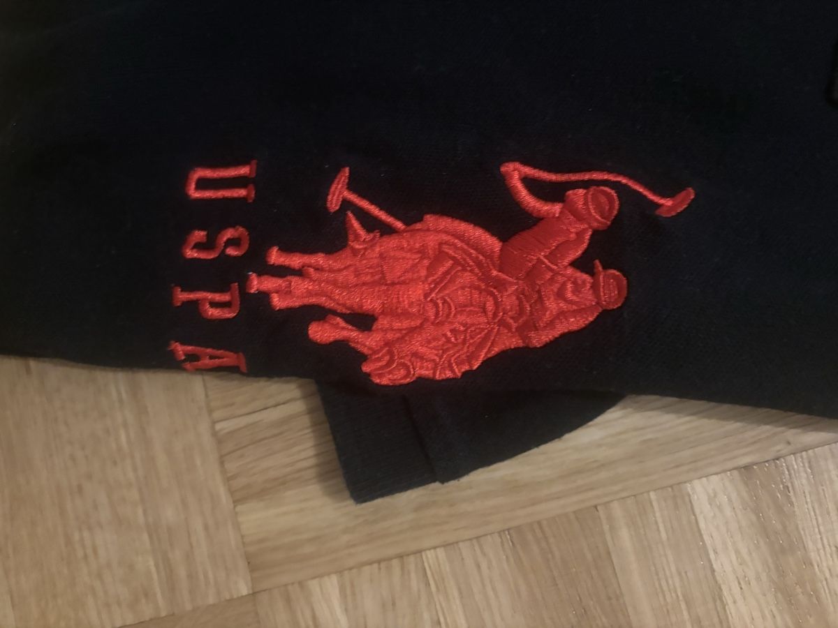 US Polo Magliette Polo: Polo U.S. Polo Assn. noir rouge Big Logo taille M – Nuovo (secondo la descrizione) da châtelaine venduto da SimeoniJ. 2