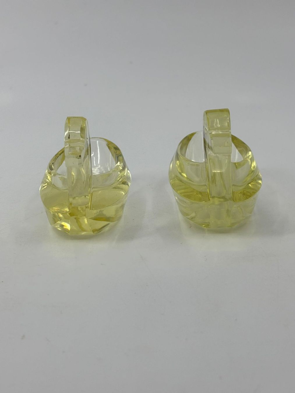 Statuette: 2 Glas Enten Vintage – Usato da Herisau venduto da Seyashop1 1