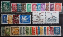 Estland Lot mit alten Werten IV