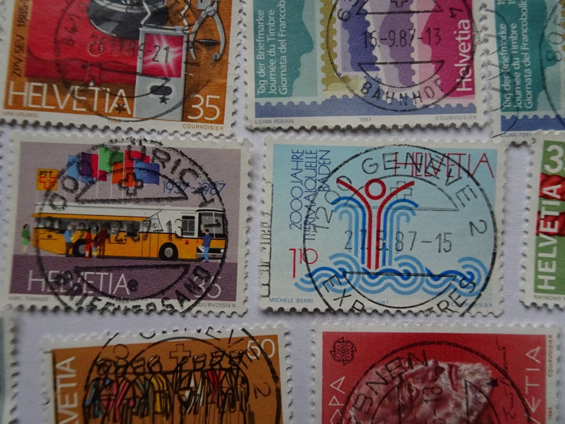 Alle Briefmarken: Vollstempel – Gebraucht aus Aadorf von Chnorli-Furz 7