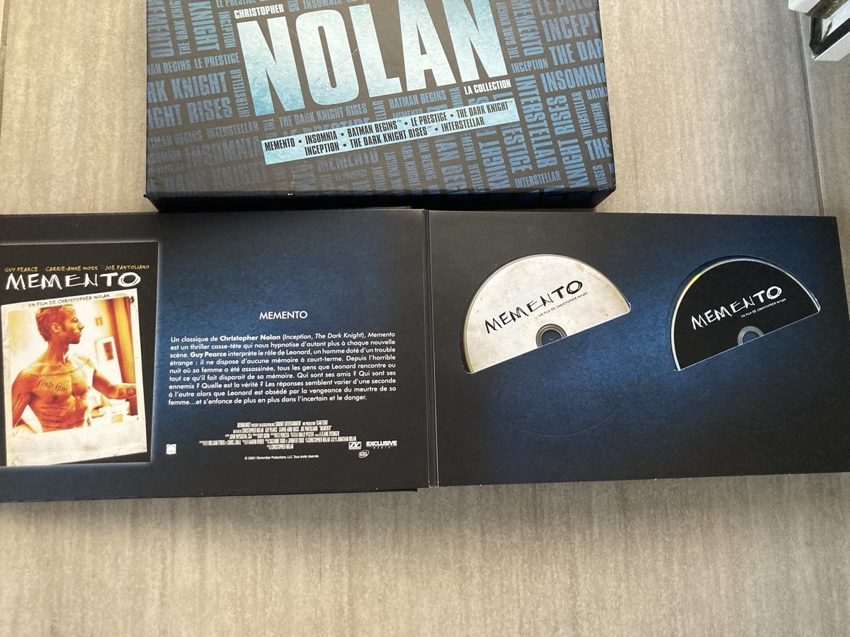 Tutti i DVDs: Coffret Christopher Nolan l’intégrale  – Nuovo (secondo la descrizione) da Fully venduto da luc_k2mq 2