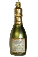 Weihnachtskugel - Glasornament "Prosecco"