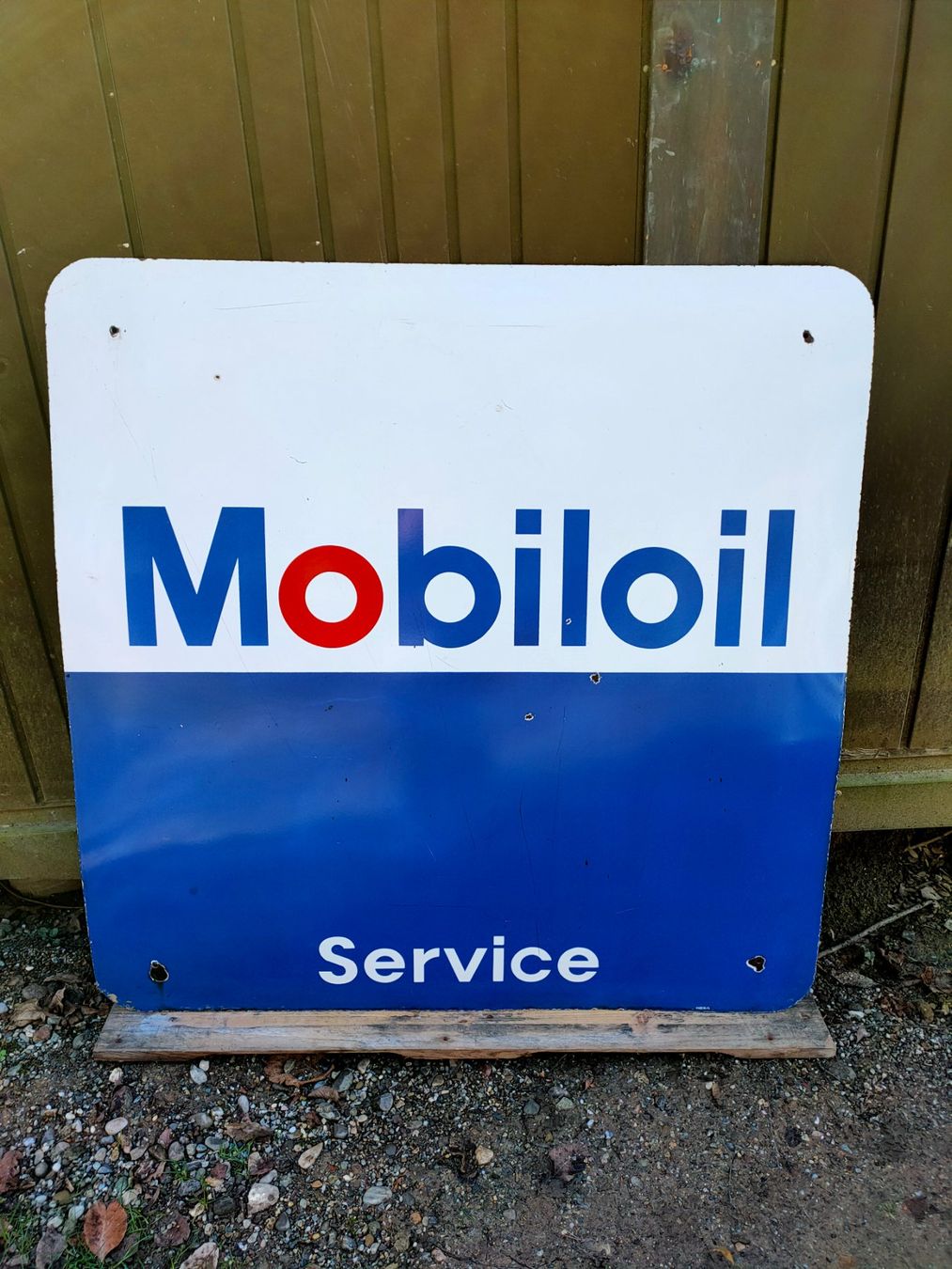 Insegne: Plaque émaillée mobiloil – Usato da Bretonnières venduto da Minigab