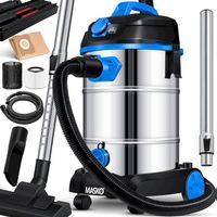 MASKO Nass Trockensauger HEPA 1800W 30L