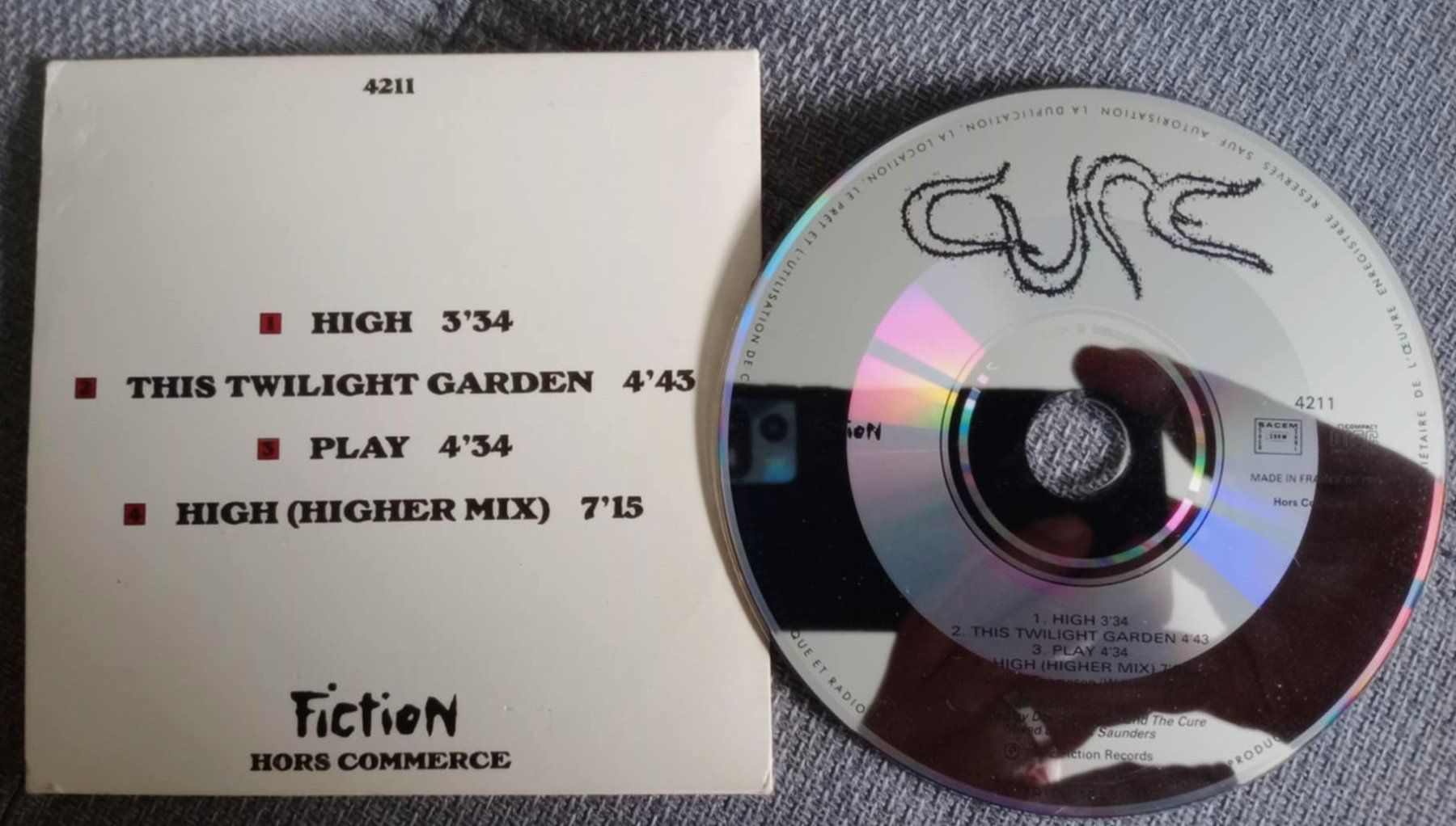 CD: Cure the– High / CD single 1992 - RARE – Usato da Le Locle venduto da PereiraHugo 1