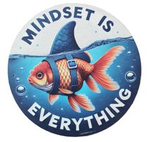 MINDSET IS EVERYTHING - Blechschild  (neu/OVP)