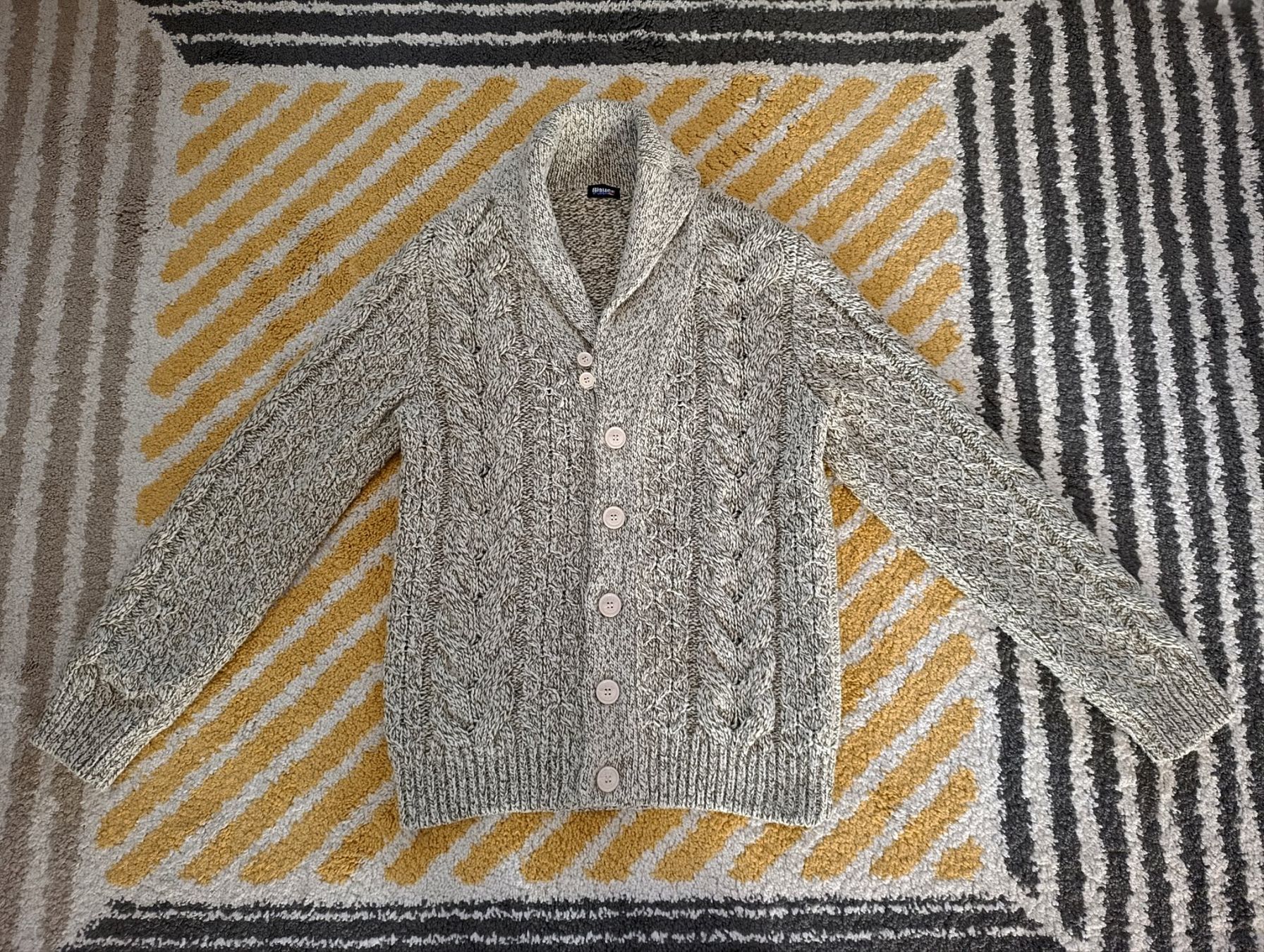 Giacche: Marke: Blauer USA, Baumwolle Strickjacke, Gr.L – Usato da Wil SG venduto da Donaldus 1
