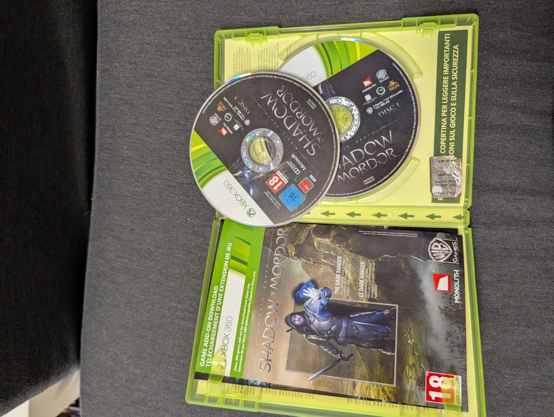 Giochi: Shadow of Mordor Microsoft Xbox 360 – Usato da Giubiasco venduto da Ticinerd 2