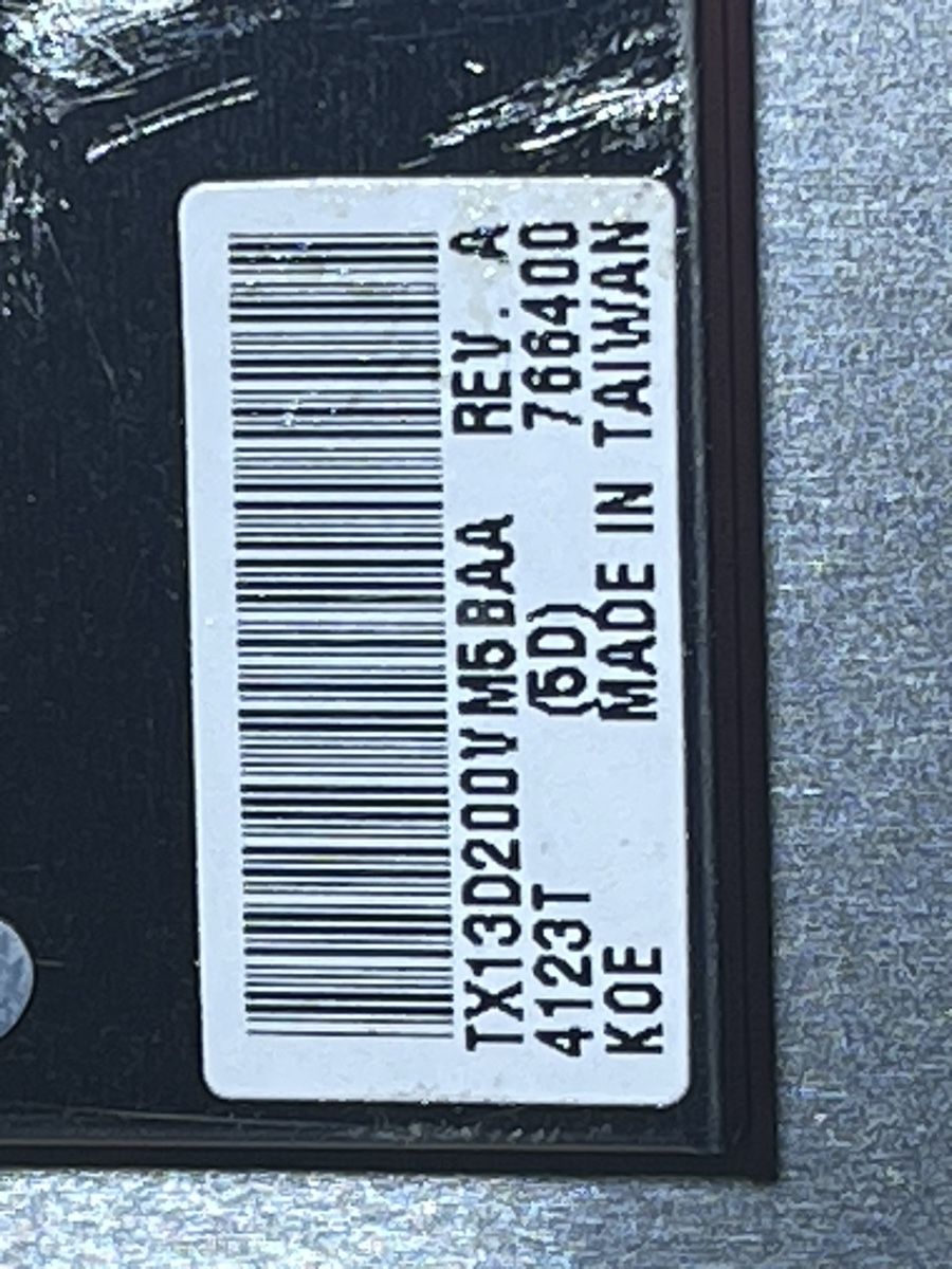 Componenti elettronici: LCD TX13D200V M5 BAA REV. A Ersatzteil oder Reparatur – Nuovo e nell'imballaggio originale da Dintikon venduto da all.in.one.scz 3