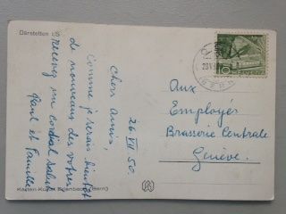 Cartoline postali: Därstetten – Usato da Sargans venduto da nicsam1815 1