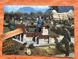 Originale alte Ansichtskarte Swissminiatur Melide Lugano (NE
