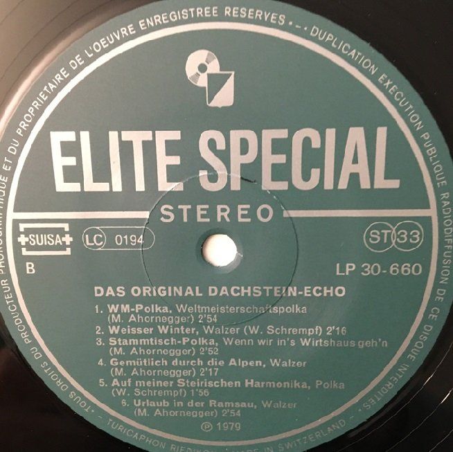 Vinyles: Das Original Dachstein-Echo (LP) – D'occasion à Grüningen par azulmarron 3