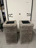 2 Weidekörbe-Pflanzkübel Höhe 81cm Breite 43cm