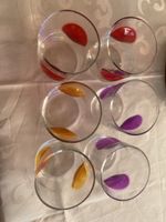 6er Set farbige Wassergläser / Saftgläser für den Sommer