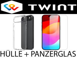 iPhone AIR Hülle Etui CLEAR Case Cover + Panzerglas Glas