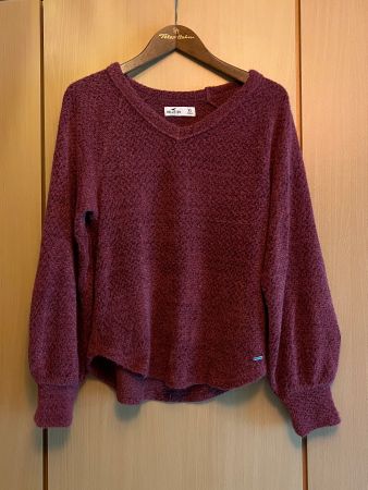 Hollister Pullover (dunkles Rosa/bordeaux)