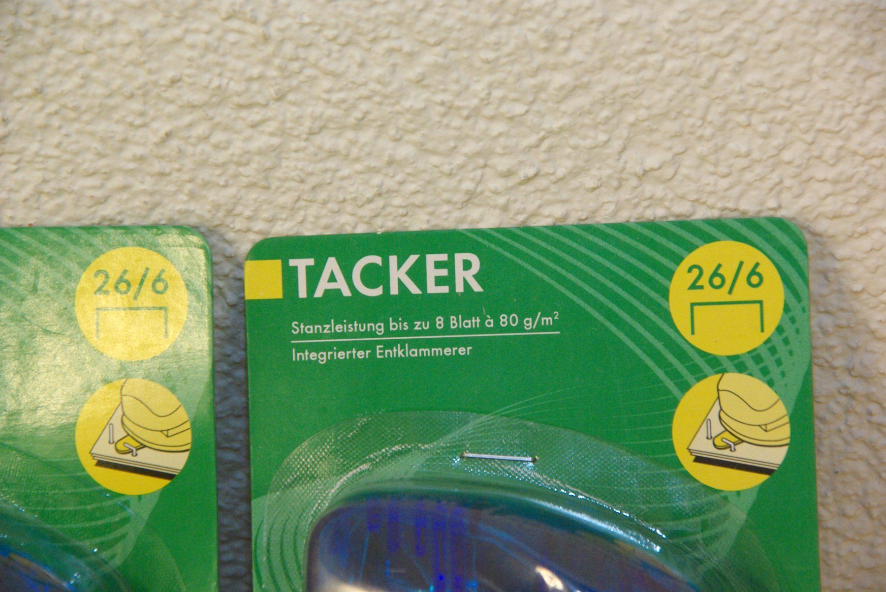Bindegeräte: 2x Tacker, blau in OVP / mit Entklammerer – Neu und originalverpackt aus Herisau von Cevianer1844 2