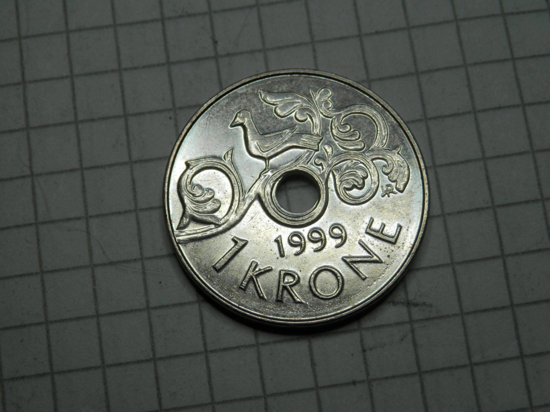 Tutti le monete: Norwegen  1 Krone, 1999 – Usato da Weiach venduto da weiach81