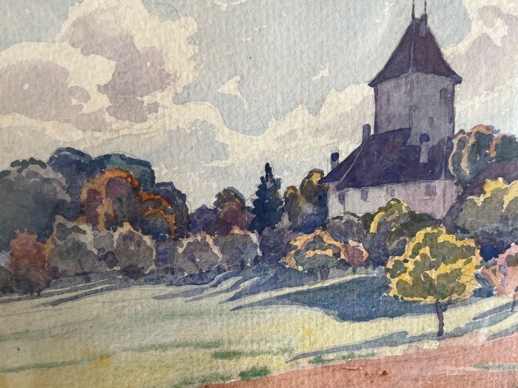 Dipinti: Aquarell, Armin Bieber, Schloss – Usato da Bern venduto da lug_8kd5 2