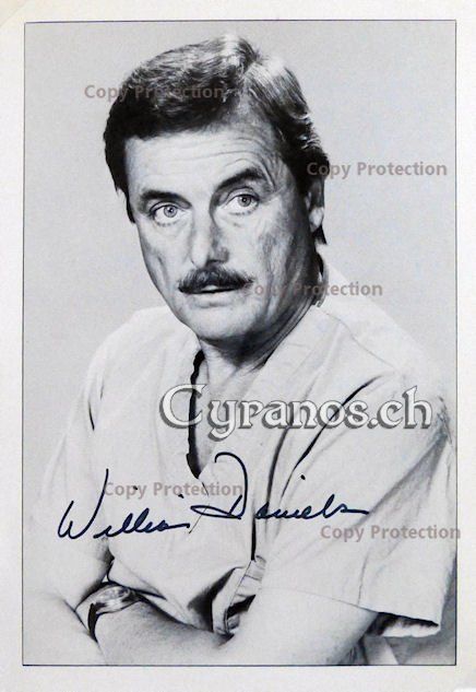 Autografi: William Daniels (1927) Schauspieler - Autogramm – Usato da Dietikon venduto da cyranos.ch