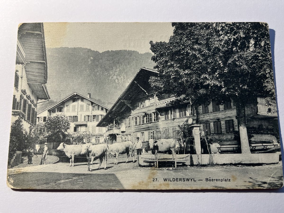 Cartoline postali: wilderswil interlaken oberland – Usato da scharnachtal venduto da Riso500