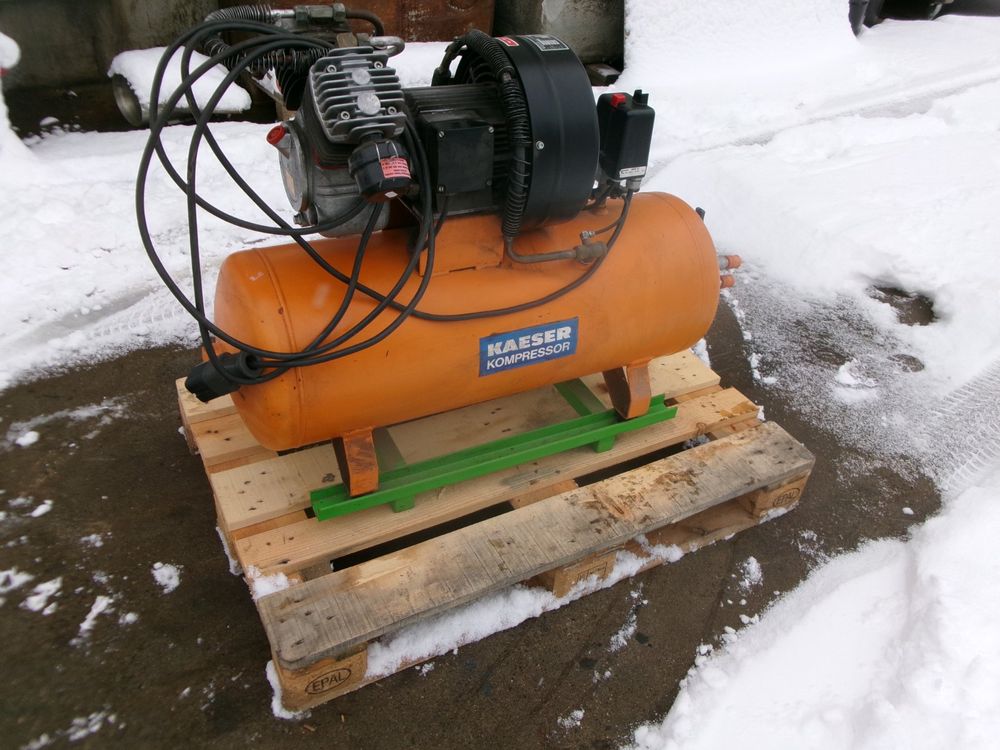 90 Liter 380 Volt KAESER Luftkompressor - max 11 Bar (Gebraucht) in ...