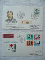 Pro Patria 1963 Satz SBK B113 - B117 auf 2 FDC