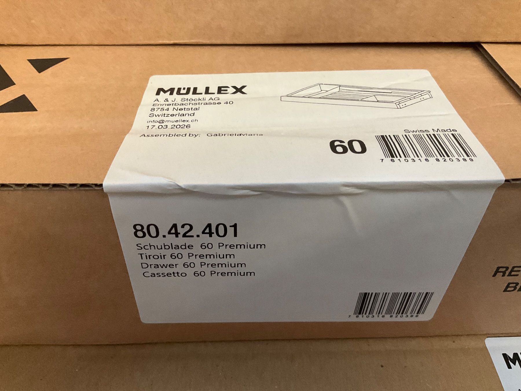Müllex Cestini per rifiuti: 078 Müllex Abfallsystem X60 L5 Premium Pro – Nuovo (secondo la descrizione) da Derendingen venduto da Meisterstuecke 5