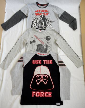 Star Wars Shirts Langarm 3 Stk. 146cm 10-12 Jahre