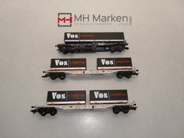 Märklin 47081 3-Teiliges SBB CFF FFS HUPAC Set AC H0 OVP