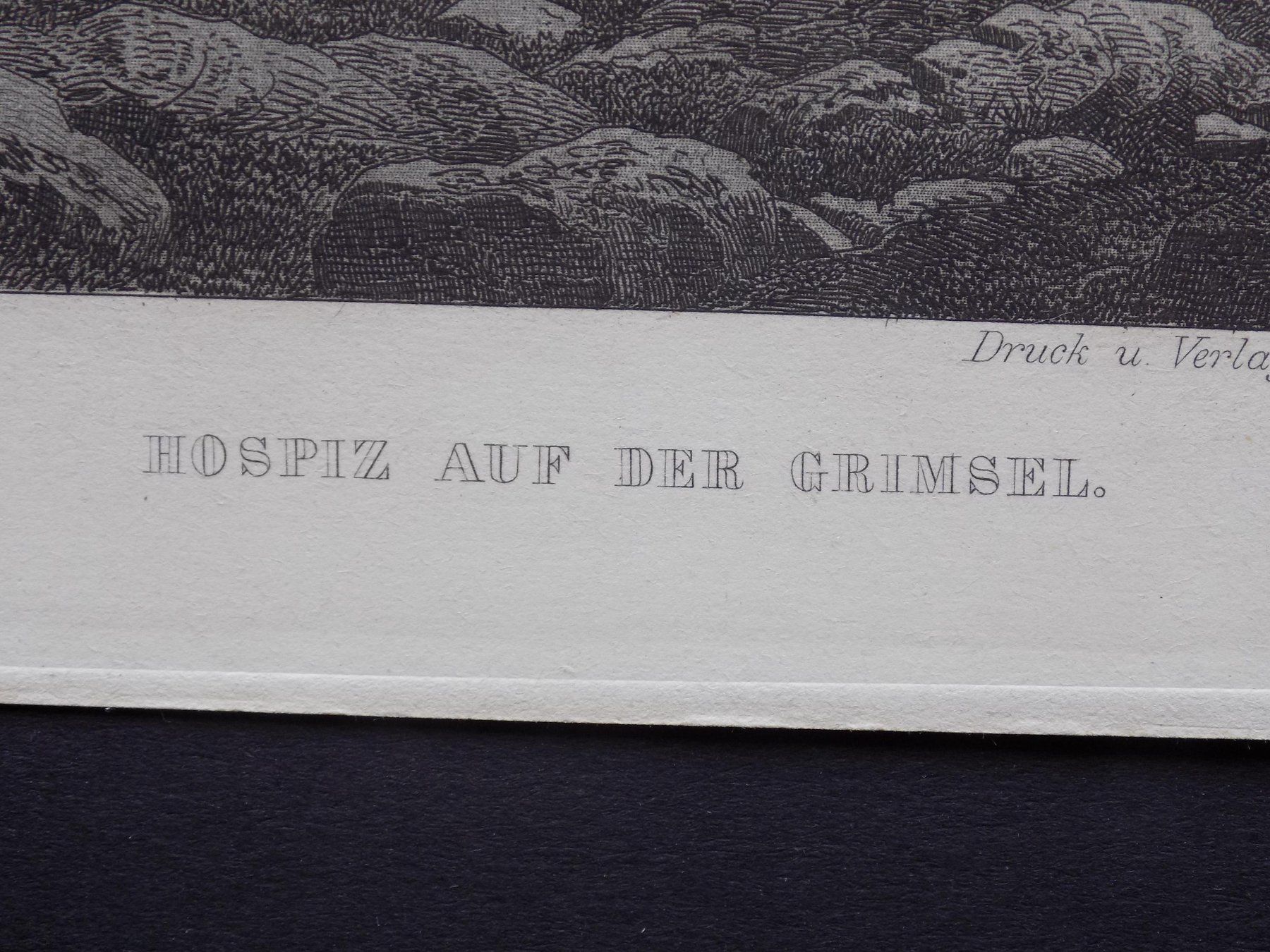 Incisioni: Hospiz auf der Grimsel – Usato da Risch venduto da Rischli15 2