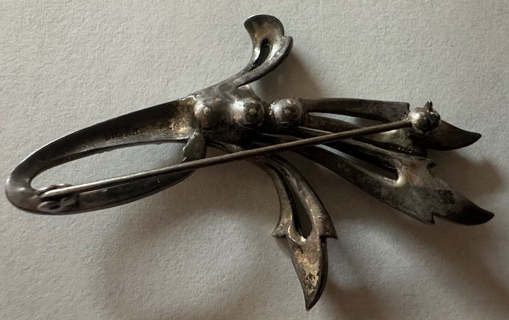 Spille & Fermagli: Art-Deco Silber Brosche – Usato da Zürich venduto da Mr.Dachboden 3