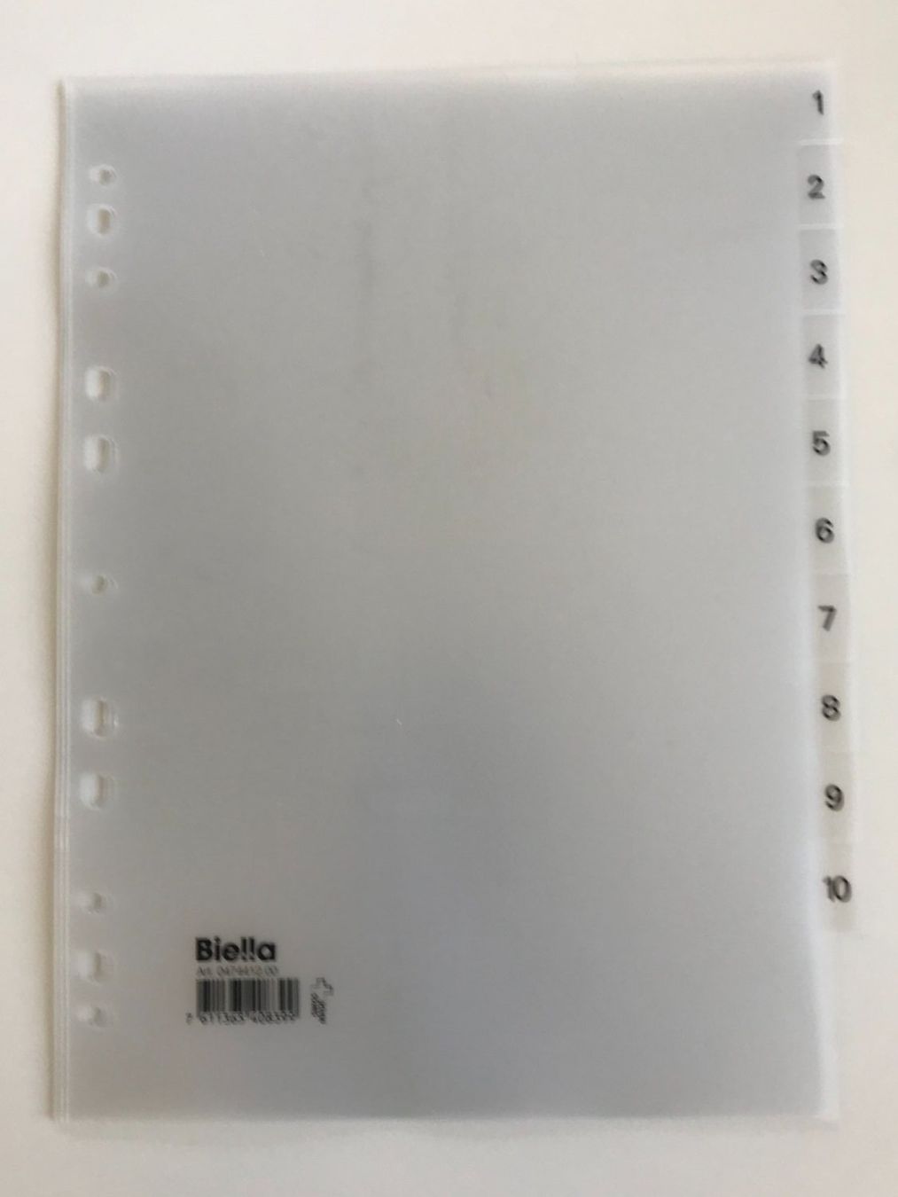 Raccoglitori: Register mit Nummer 1 bis 10 – Usato da Zug venduto da Cry71