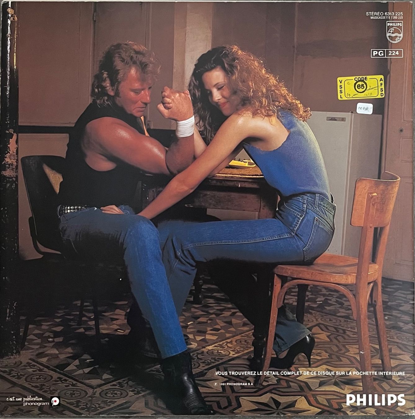 Vinyles: JOHNNY HALLYDAY - PAS FACILE - 33 Tours – D'occasion à Bussigny par vinyl-pas-cher 1
