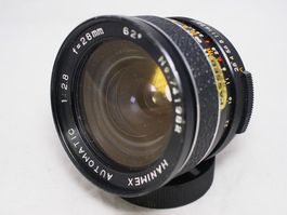 Weitwinkel Hanimex 28mm f28 M42 Filter 62mm