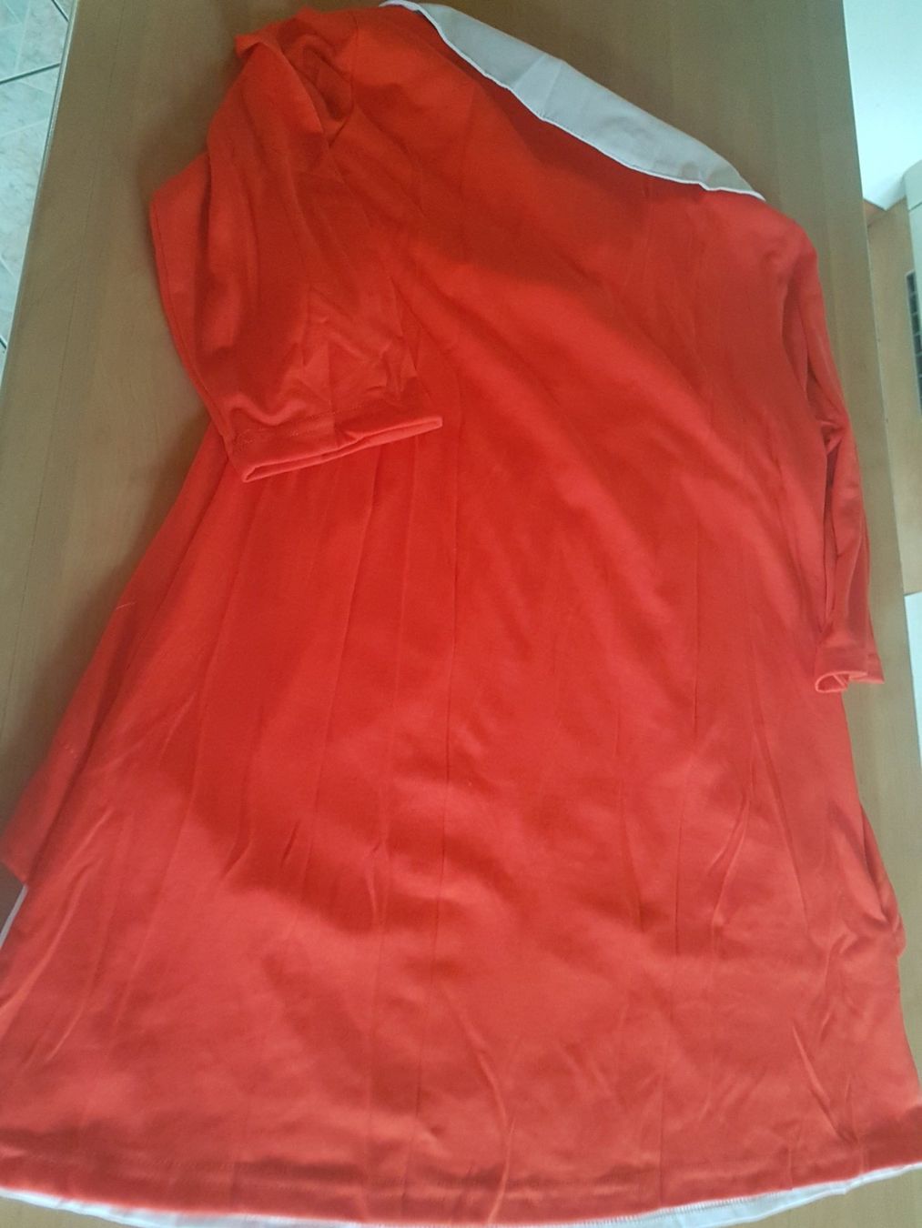 Tuniche: Blouse - tunique rouge blanche taille M – Usato da Villiers venduto da san_jn5w 4