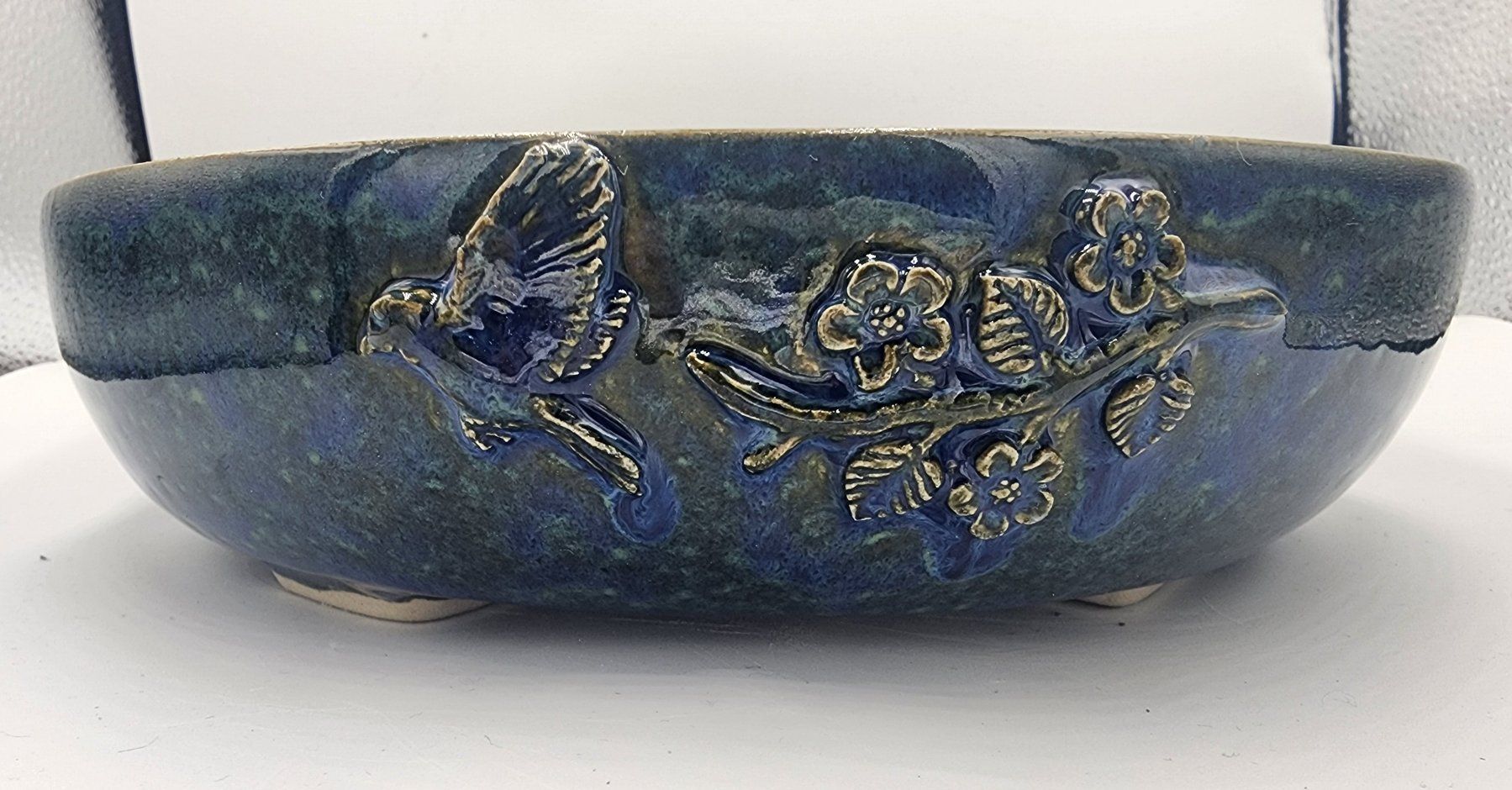 Vasi per fiori: Neu Handgemachte Bonsaischale mit Relief  Steinzeug – Nuovo (secondo la descrizione) da Basel venduto da TKpottery 1
