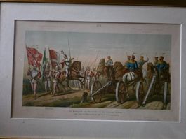 Bild Schlacht bei Murten colorierter Stich ?