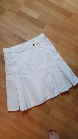 ✨ Eleganter weißer Wickelrock von Motivi