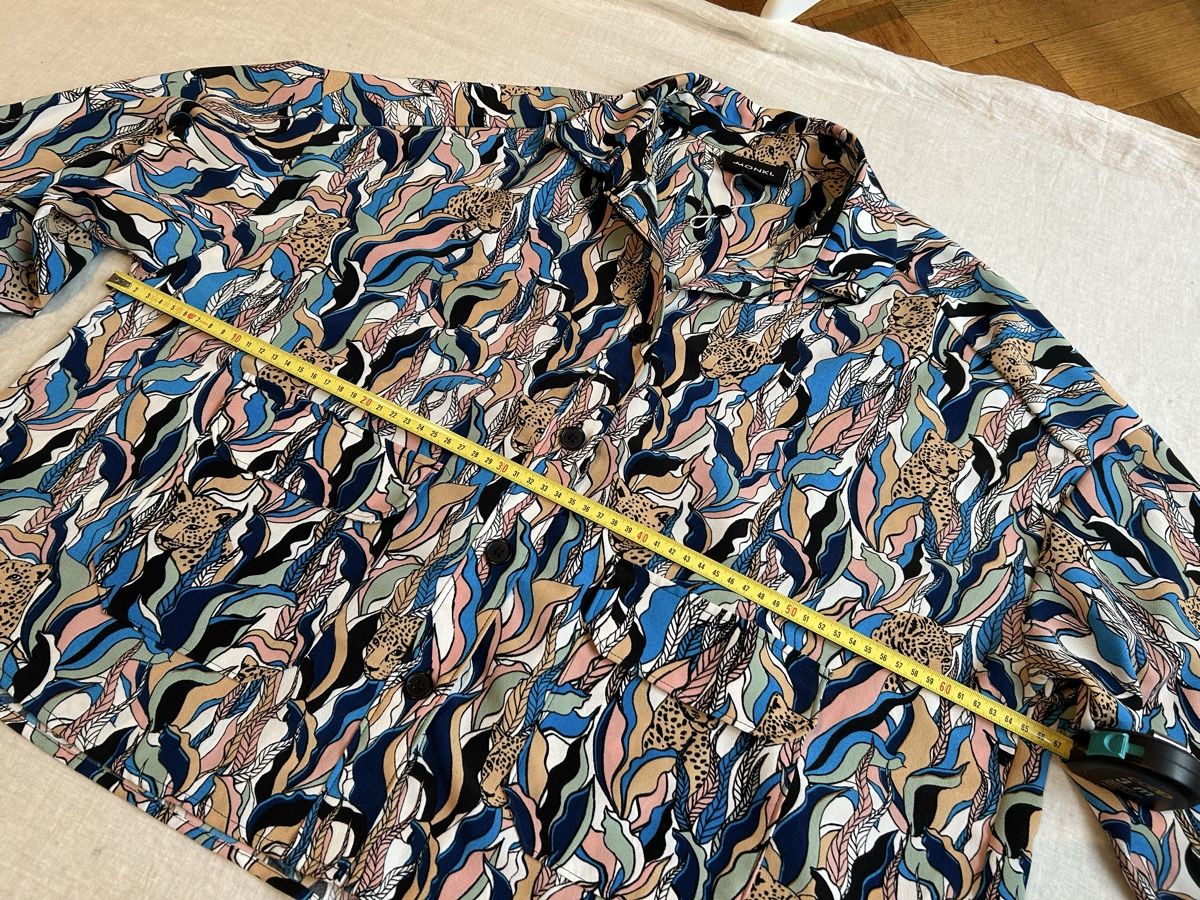 Monki Camicette: Monki Patterned Shirt Leopard Print Size M  – Nuovo (secondo la descrizione) da Genève venduto da NipponiaNippon 3
