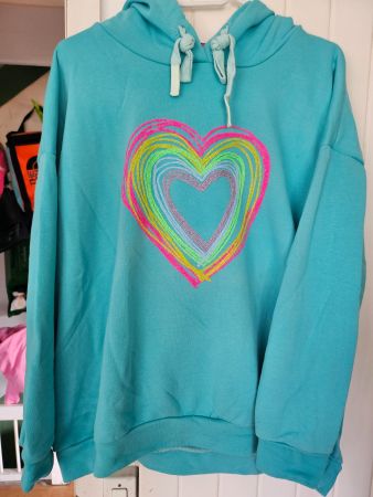 Zwillingsherz Hoodie @ herzig&comfy